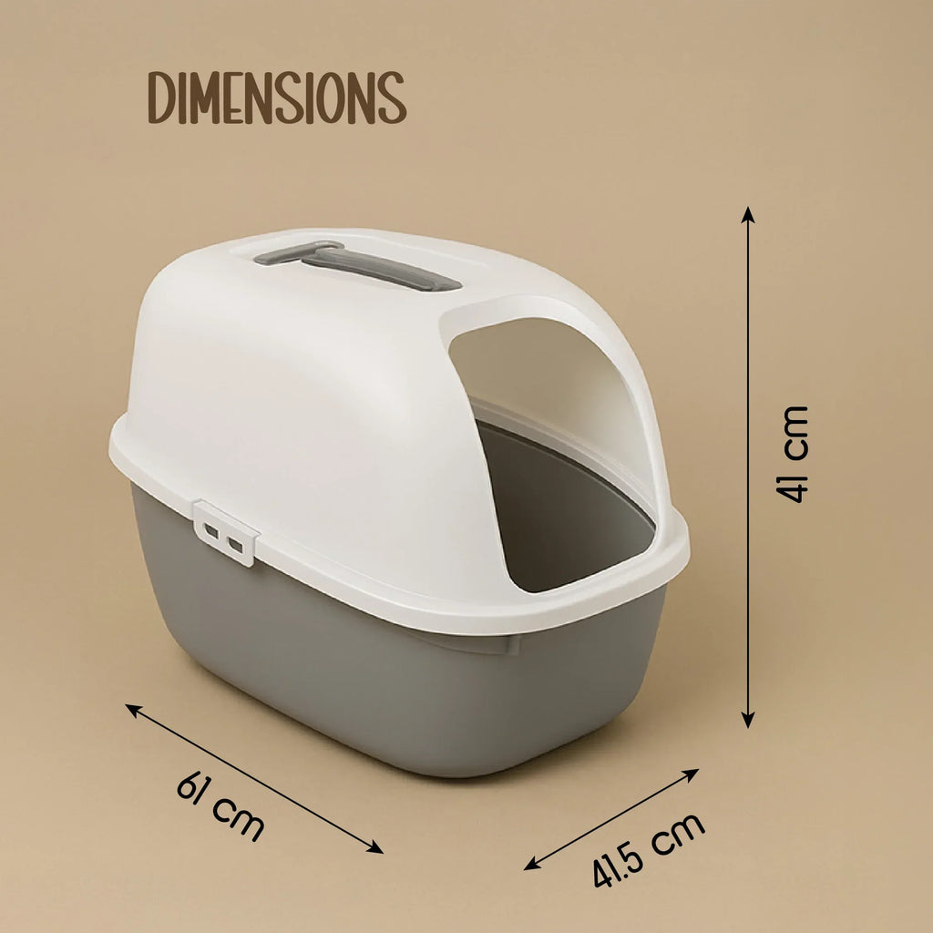 OdourShield Litter Box | Hygienic, Odour-Free & Easy to Clean - Tilting Heads