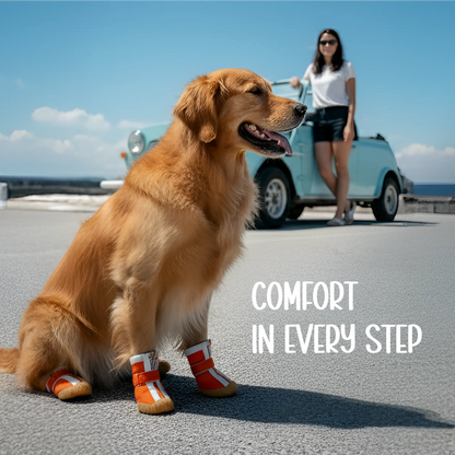 ZipTrek Boots | Secure Fit | Waterproof Paw Protection
