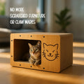 Panthera Scratch Nook | Peek, Scratch, Play | Keeps Cats Happy & Safe - Tilting Heads