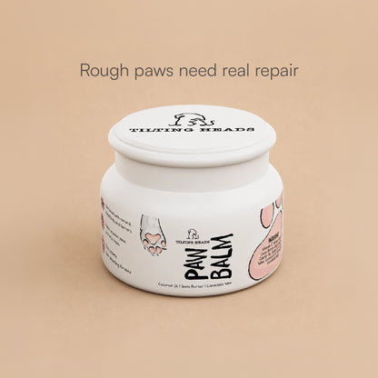 Paw Balm - Triple Butter Formula for Dogs & Cats | Lick Safe Paw Balm for Cracked & Dry Paws and Nose | Heals, Repairs & Moisturizes Paws, Elbows & Dry Itchy Nose (50 gms)