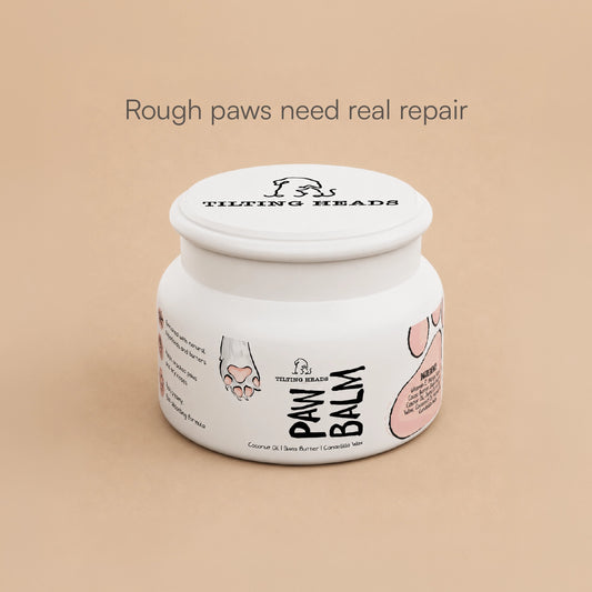Paw Balm - Triple Butter Formula for Dogs & Cats | Lick Safe Paw Balm for Cracked & Dry Paws and Nose | Heals, Repairs & Moisturizes Paws, Elbows & Dry Itchy Nose (50 gms)