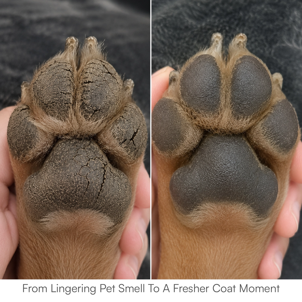 Paw Balm - Triple Butter Formula for Dogs & Cats | Lick Safe Paw Balm for Cracked & Dry Paws and Nose | Heals, Repairs & Moisturizes Paws, Elbows & Dry Itchy Nose (50 gms)