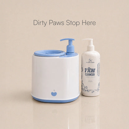 PawTech Cleaner– Electric Pet Paw Cleaning Device with Tilting Heads Paw Cleanser 500ml