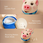 BopPiggy Toy | Interactive Voice Recording Plush Toy for Dogs & Cats