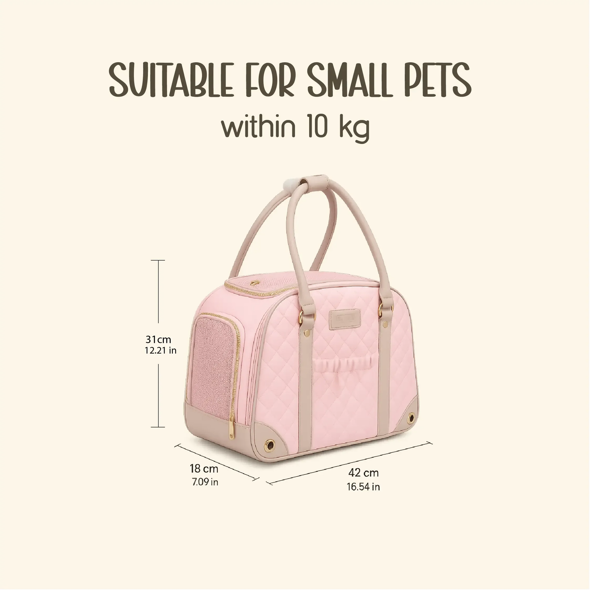 Blush Carrier Bag | Breathable Comfort | Travel with Ease - Tilting Heads