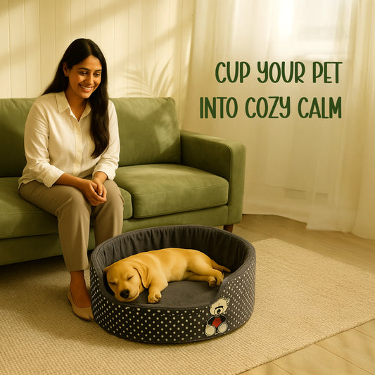 Pomelo Nest - Supportive Foam | Raised Sides | Washable Comfort