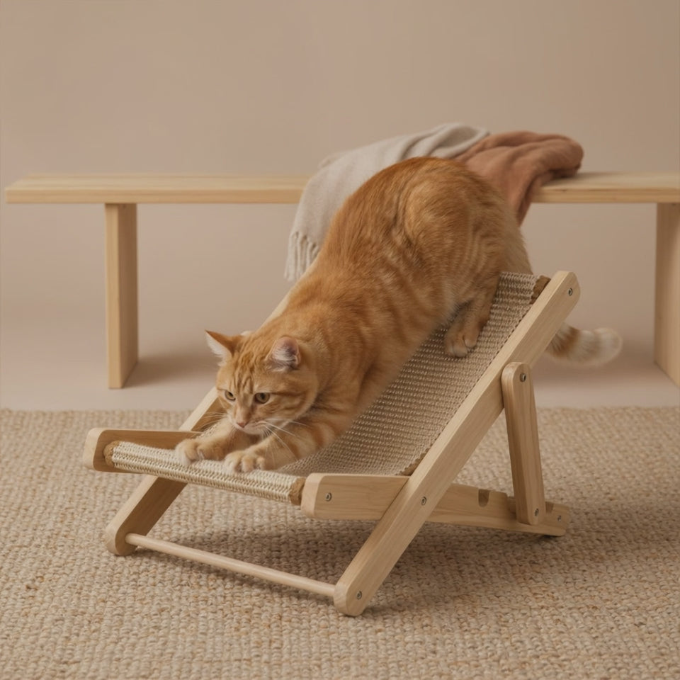 Meow Scratch Lounge – Premium Cat Scratcher & Resting Lounge