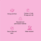 PupTidy Poop Bags – Water Resistant Dog Waste Bags for Daily Walks - Tilting Heads