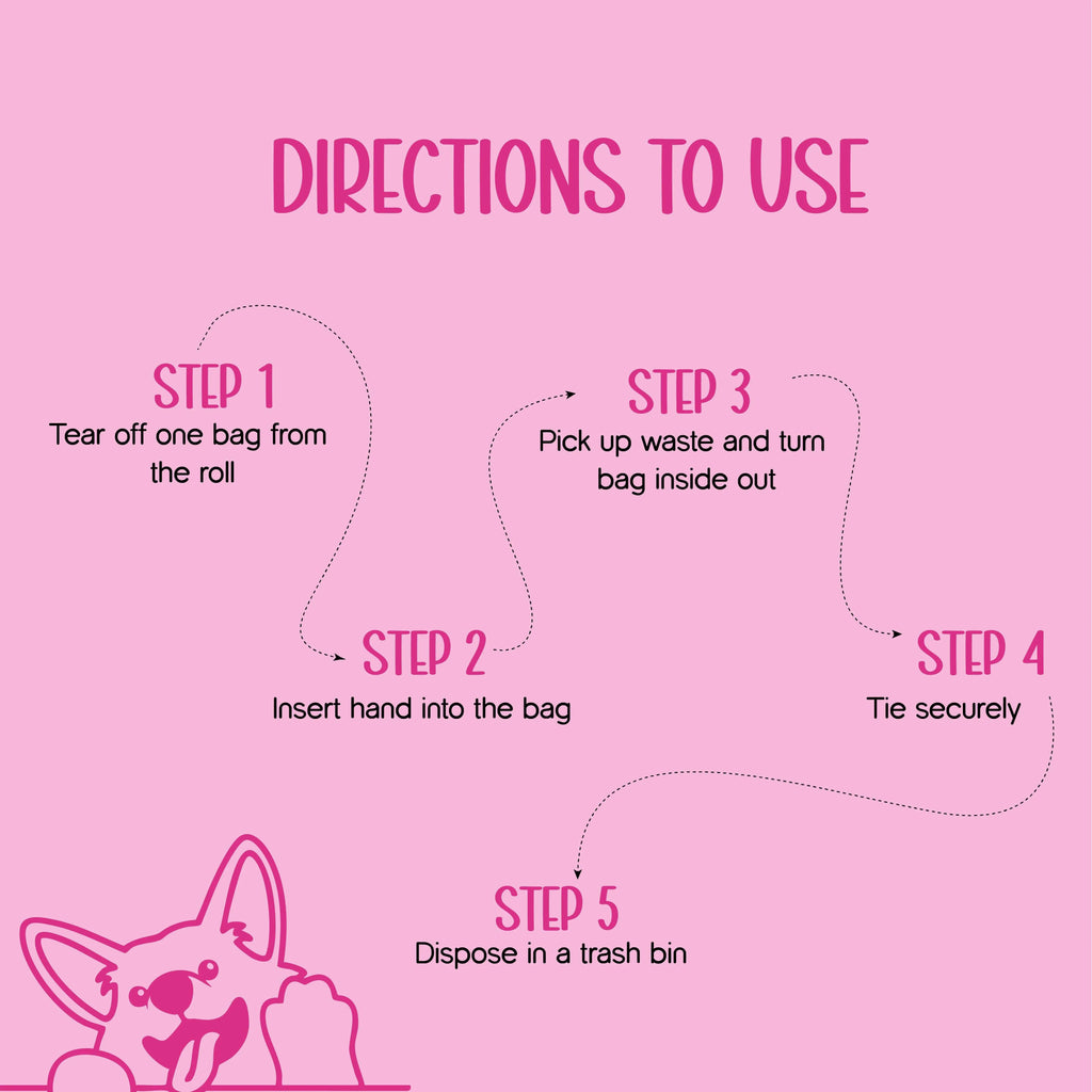 PupTidy Poop Bags – Water Resistant Dog Waste Bags for Daily Walks - Tilting Heads