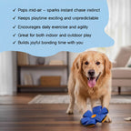 FetchNova UFO Ball | Bounce-Spin Toy | Smart Play for Active Dogs