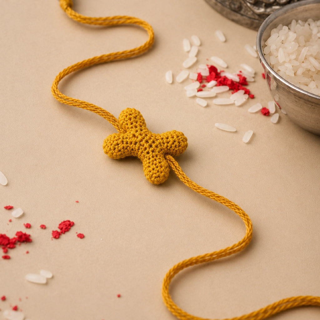 Bone Crochet Rakhi