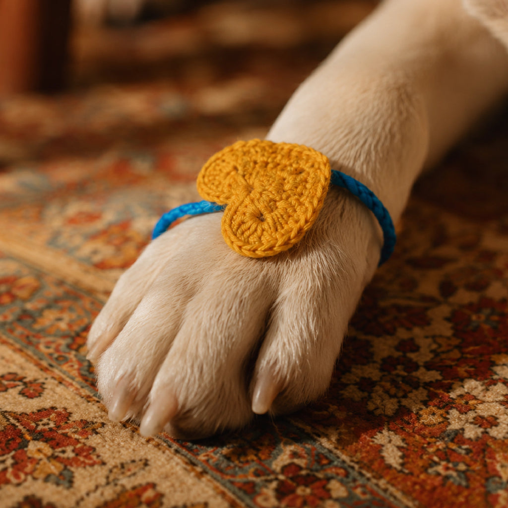 Sweetheart Crochet Rakhi