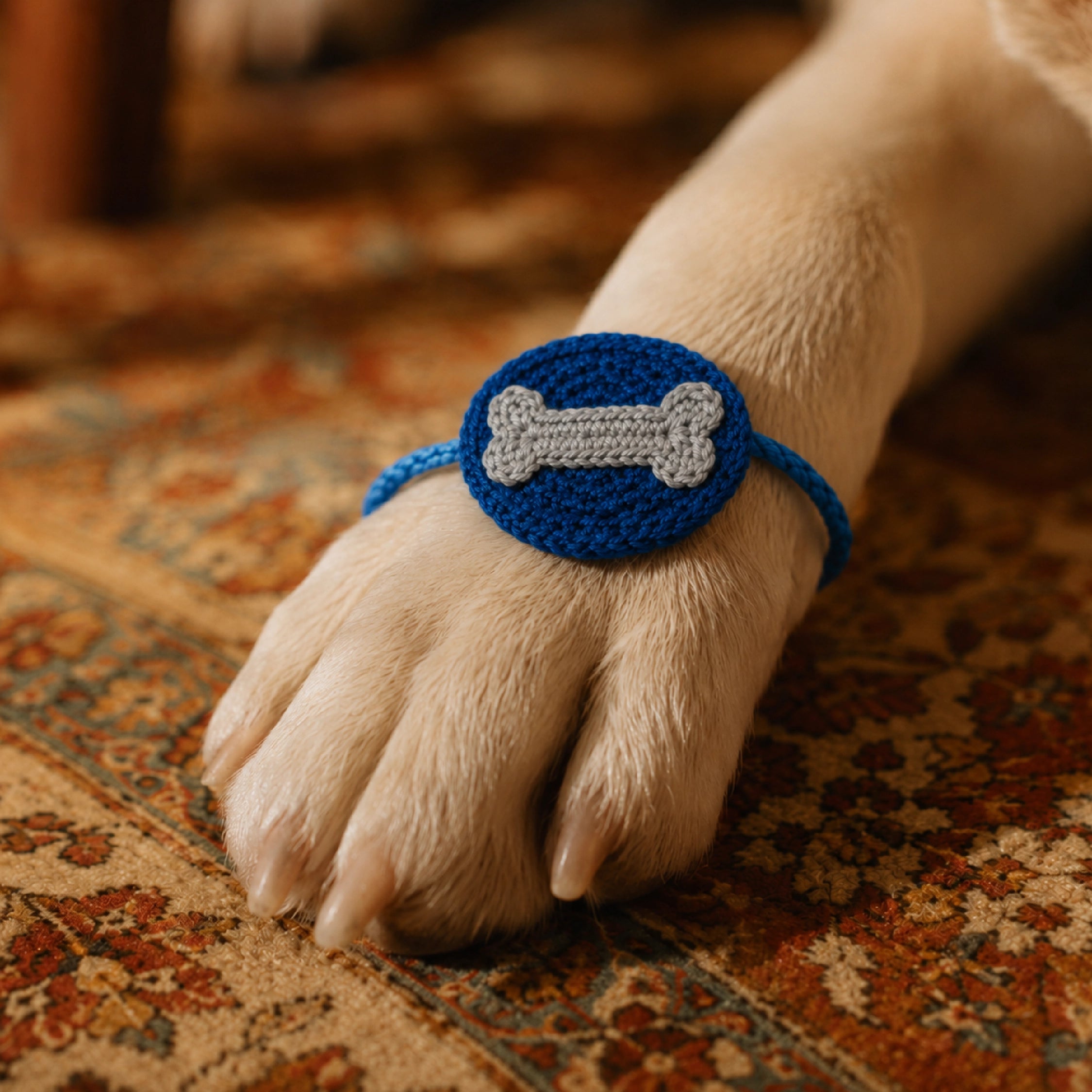 Indigo Crochet Rakhi