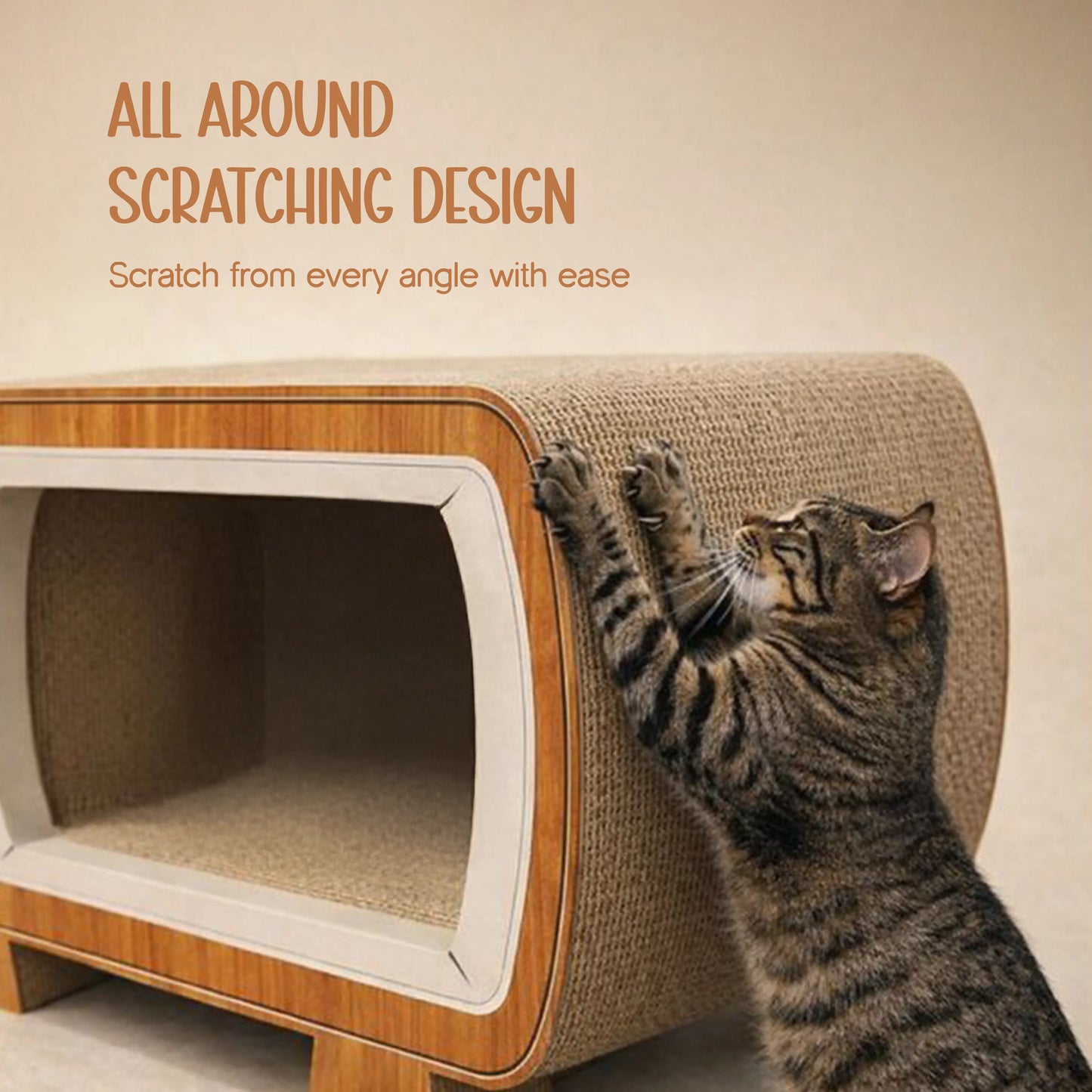 RetroTV Scratcher – All-Around Cat Scratcher & Cozy Hideout