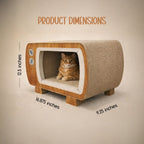 RetroTV Scratcher – All-Around Cat Scratcher & Cozy Hideout