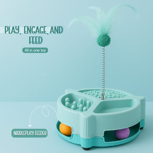 NibblePlay Feeder Cat Toy | Play, Engage & Feed in One Fun Product