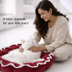 Roselyn Bed – 2-in-1 Convertible Lounge & Bed for Small Dogs & Cats