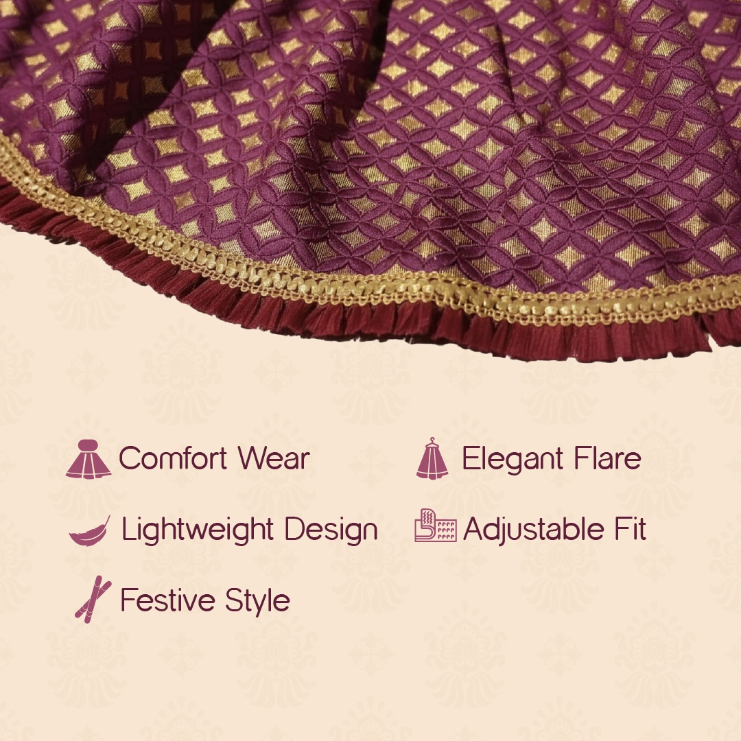 RoyalGlow Lehenga | Festive Outfit for Pets