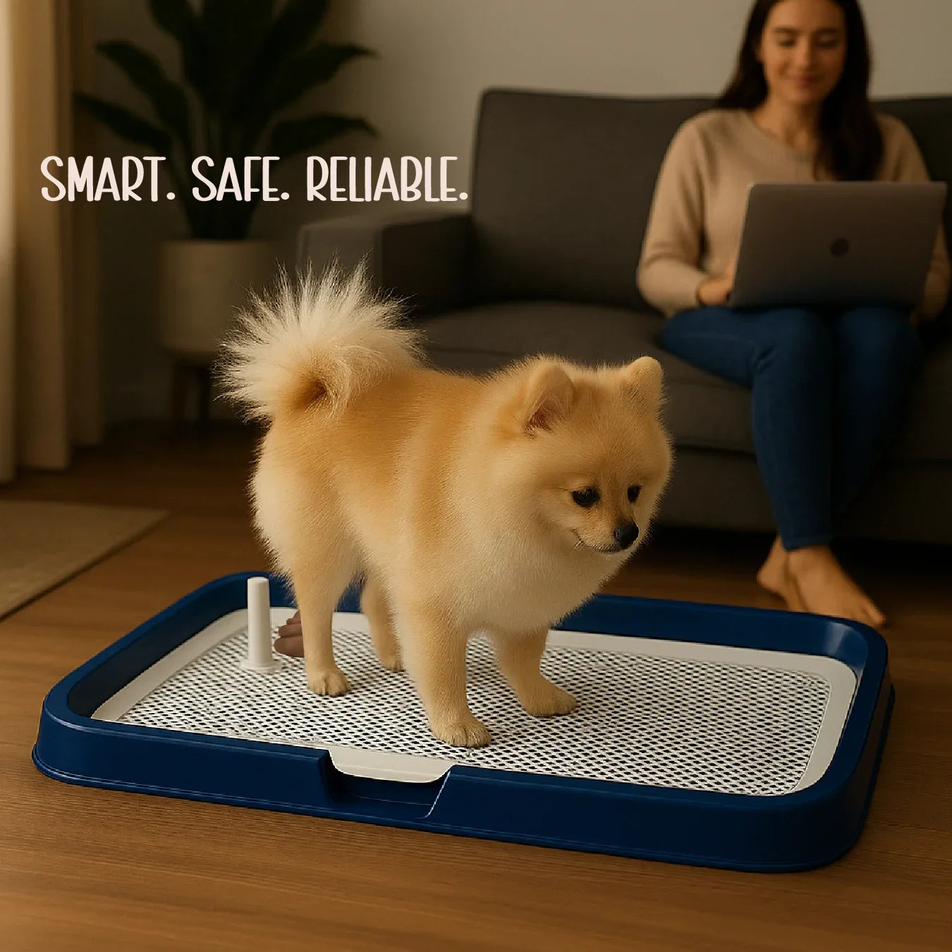 Sanora Tray – Hygienic Training Tray for Puppies - Tilting Heads