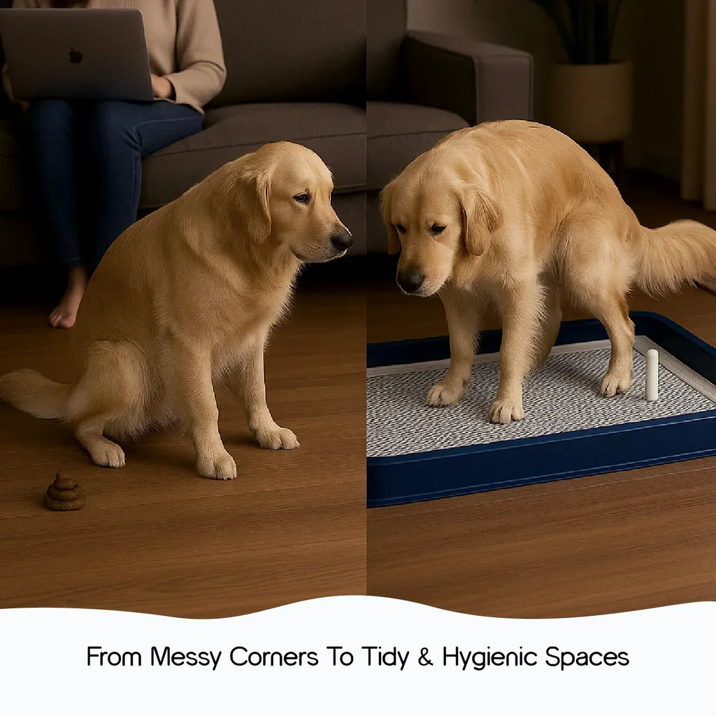 Sanora Tray – Hygienic Training Tray for Puppies - Tilting Heads