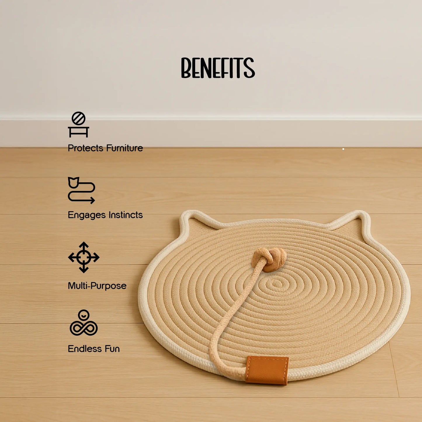 Scratchet Mat – Fun, Anti-Slip & Safe Cat Scratching Spot