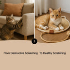 Scratchet Mat – Fun, Anti-Slip & Safe Cat Scratching Spot - Tilting Heads