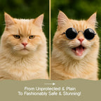 PupLennon Shades for Pets – Stylish UV Protection Sunglasses - Tilting Heads