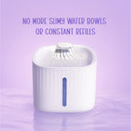 SmartSip Fountain for Cats | Continuous Water Flow | Electric Powered - Tilting Heads