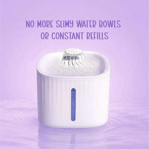 SmartSip Fountain for Cats | Continuous Water Flow | Electric Powered - Tilting Heads