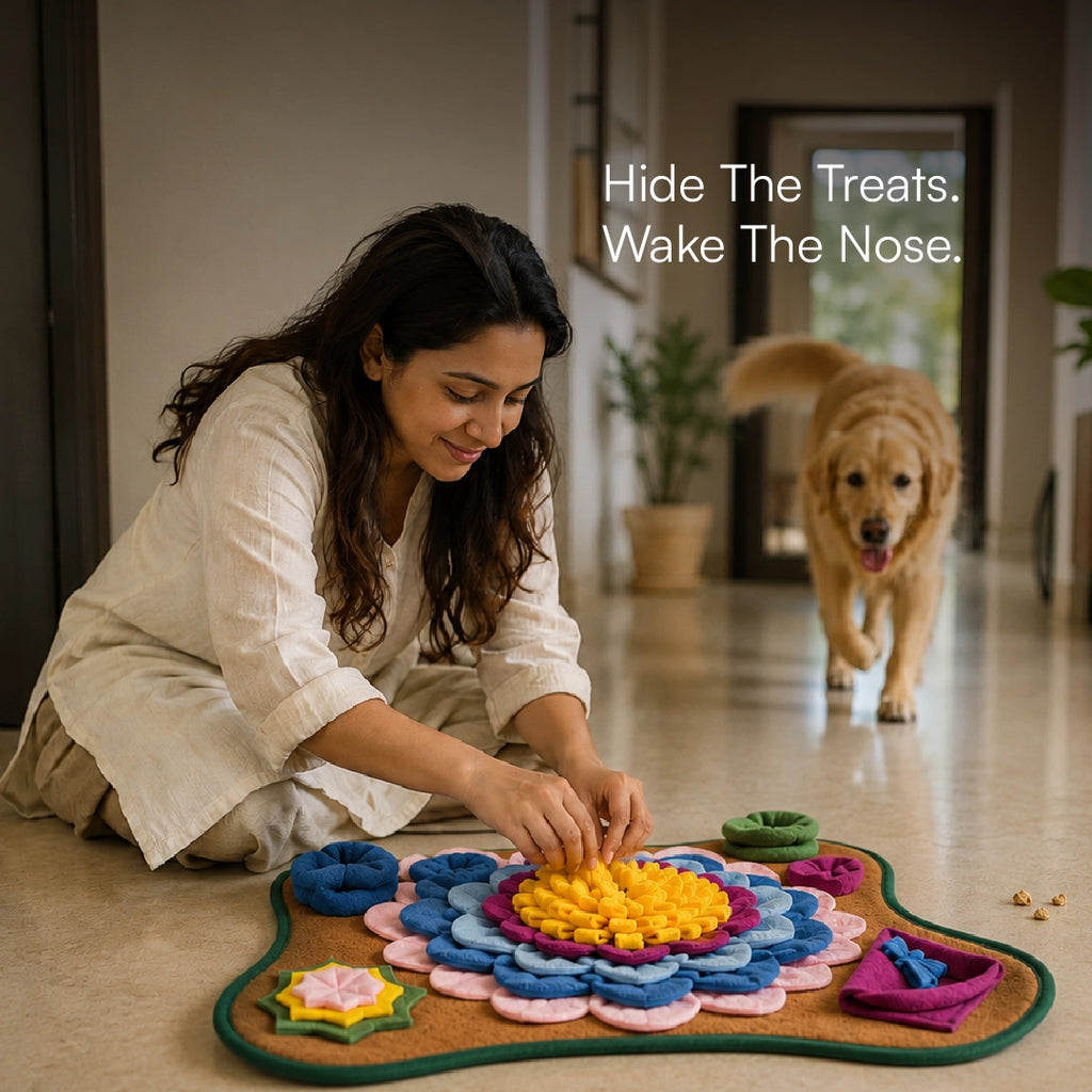 SnuffleBloom Mat | Treat-Hunting Snuffle Mat For Dogs