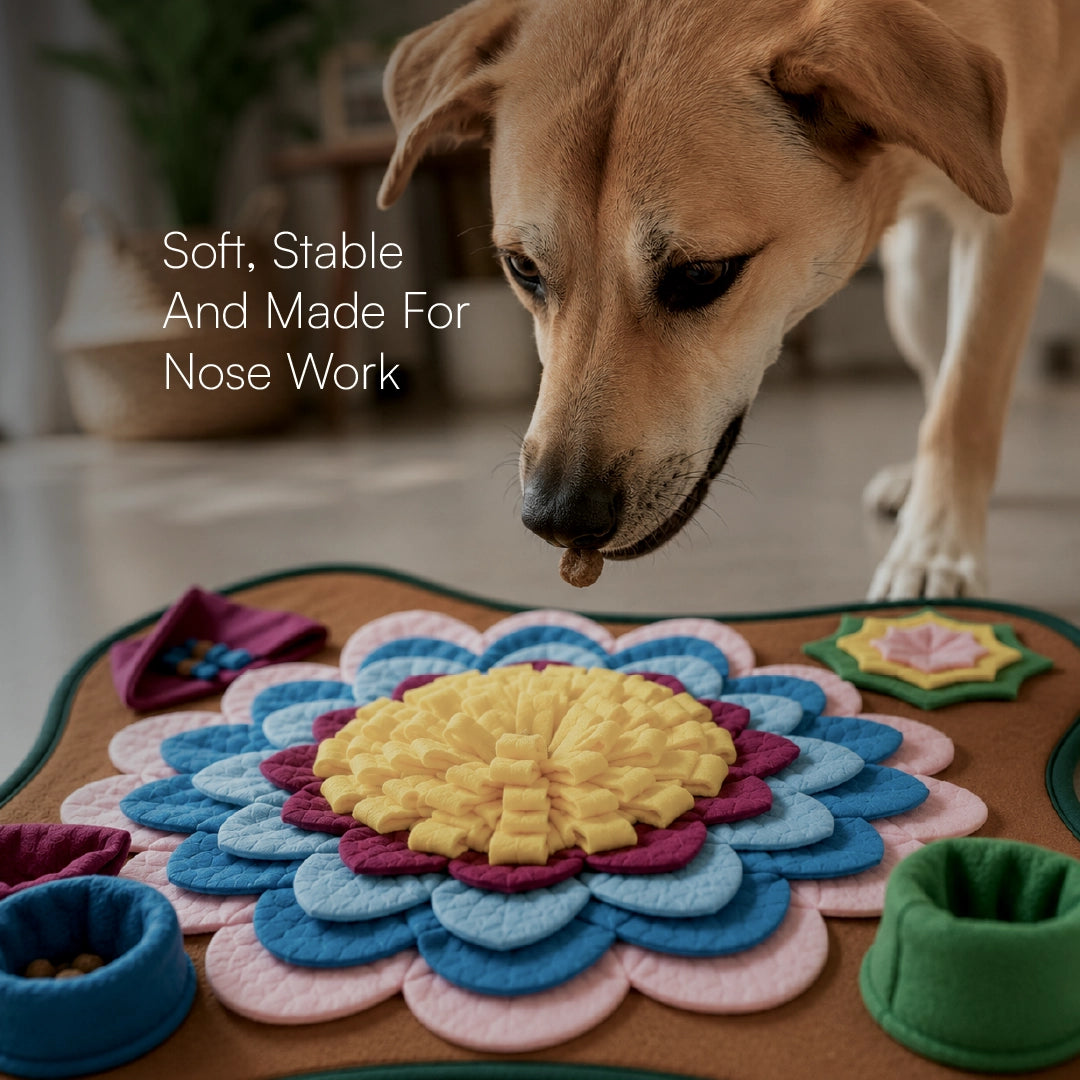 SnuffleBloom Mat | Treat-Hunting Snuffle Mat For Dogs