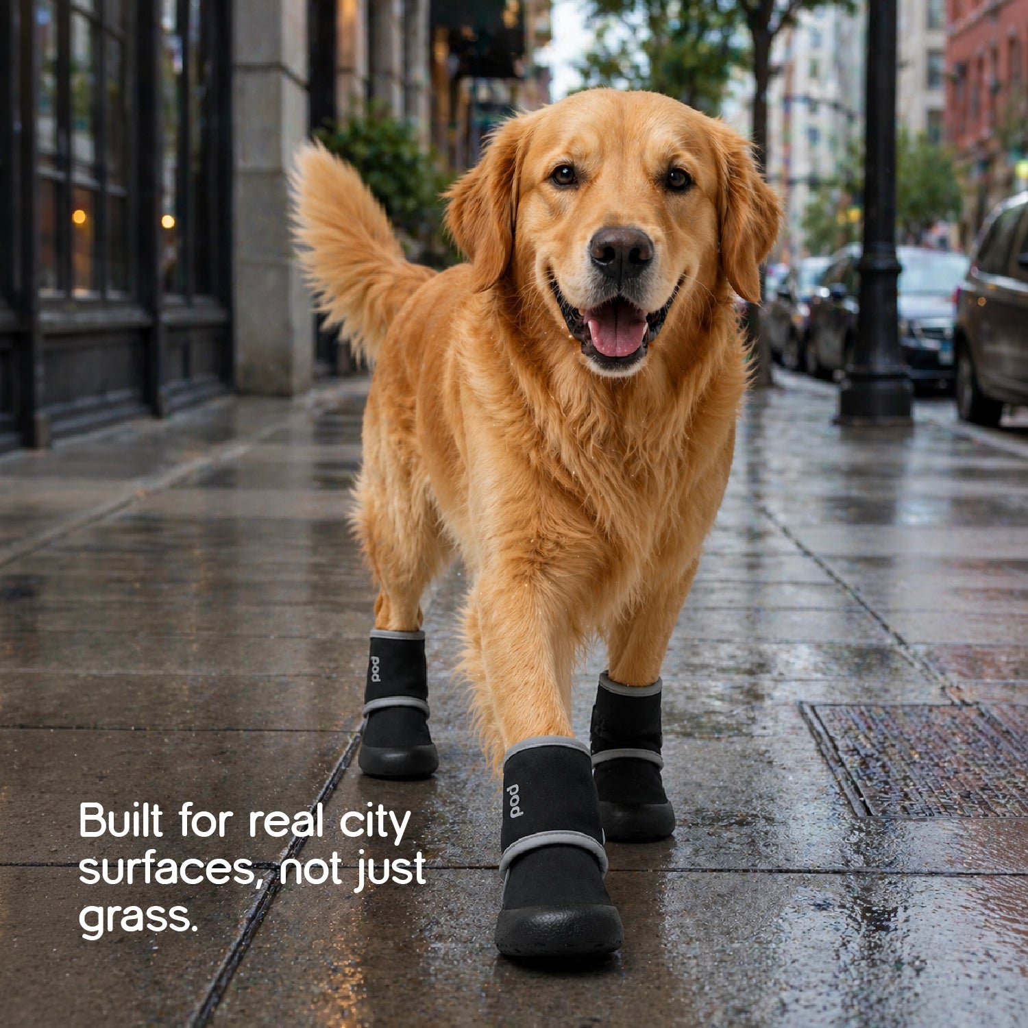 SnugSole Boots | Dog Boots for Hot Pavement | Anti-Slip Paw Protection