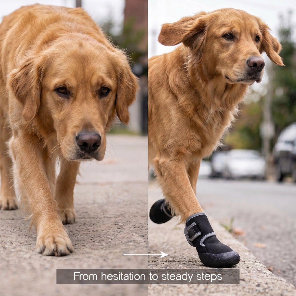 SnugSole Boots | Dog Boots for Hot Pavement | Anti-Slip Paw Protection