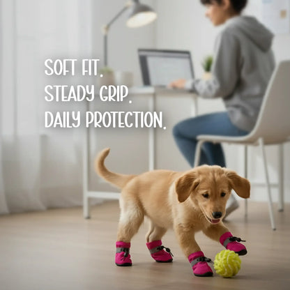 StepGuard Pet Boots – Soft Fit, Steady Grip & Daily Paw Protection - Tilting Heads