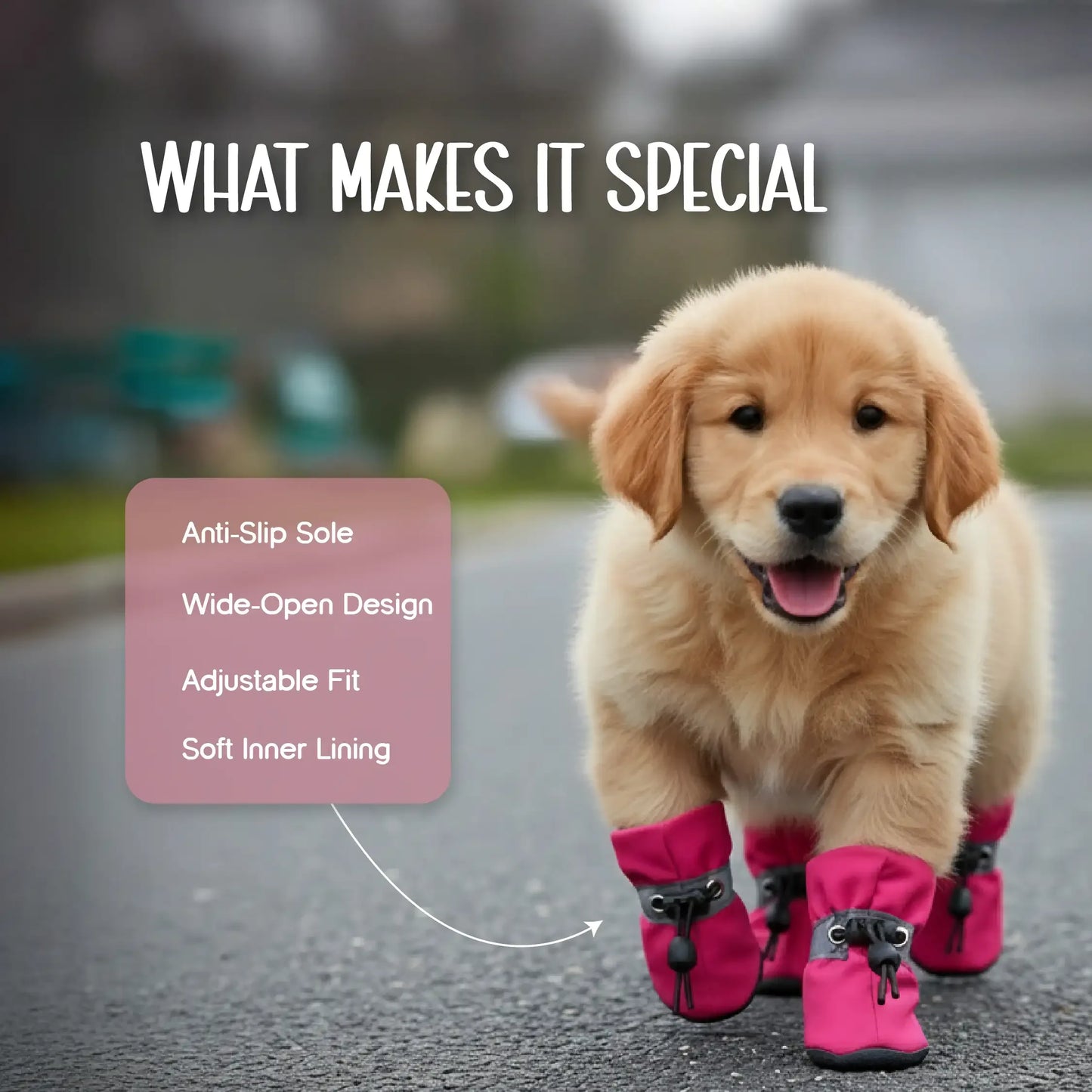 StepGuard Pet Boots – Soft Fit, Steady Grip & Daily Paw Protection - Tilting Heads