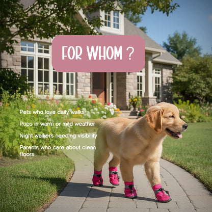StepGuard Pet Boots – Soft Fit, Steady Grip & Daily Paw Protection - Tilting Heads