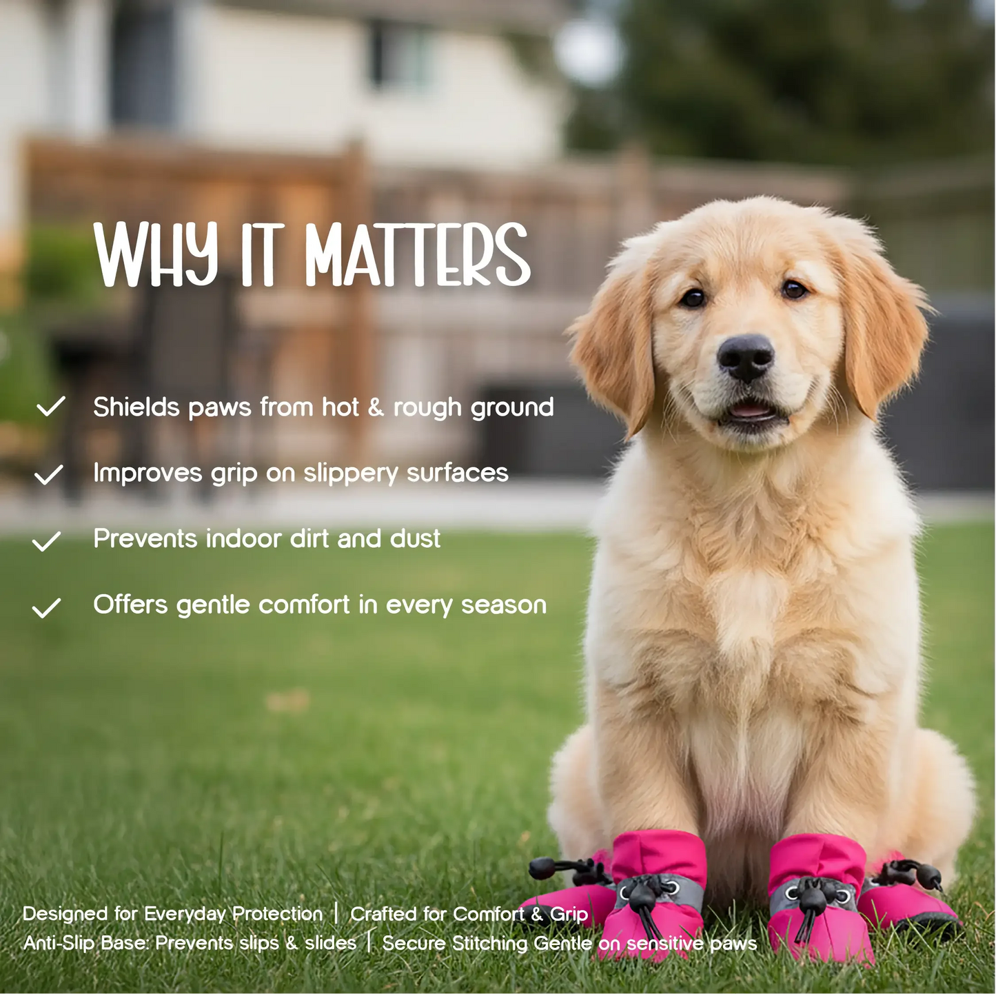 StepGuard Pet Boots – Soft Fit, Steady Grip & Daily Paw Protection - Tilting Heads