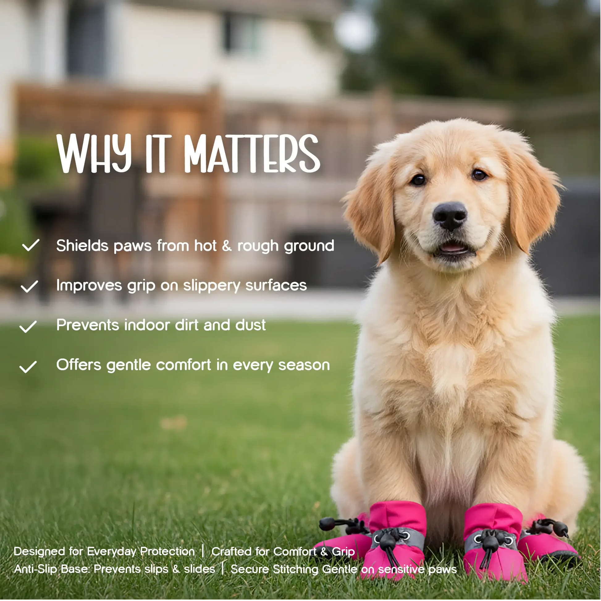 StepGuard Pet Boots – Soft Fit, Steady Grip & Daily Paw Protection - Tilting Heads