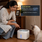 StillSpring Fountain | Pet Water Fountain for Cats & Small Dogs | Quiet Flow Hydration System