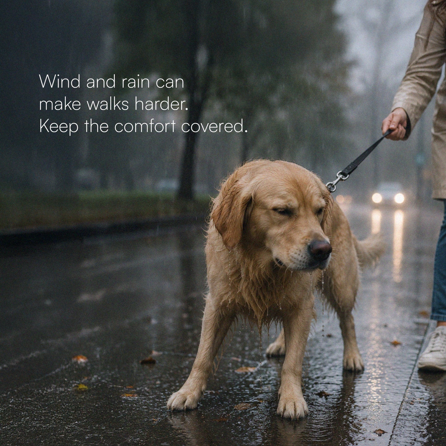 StormGuard Jacket | Dog Raincoat | For Breezy Walks in Rainy Weather