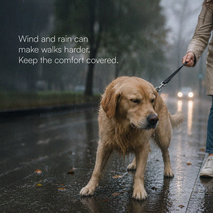 StormGuard Jacket | Dog Raincoat | For Breezy Walks in Rainy Weather