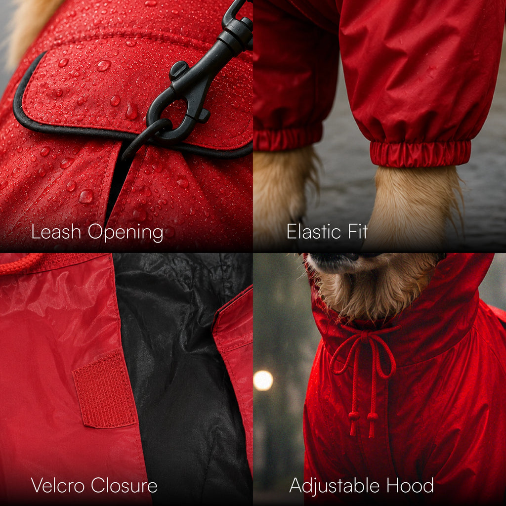 StormGuard Jacket | Dog Raincoat | For Breezy Walks in Rainy Weather
