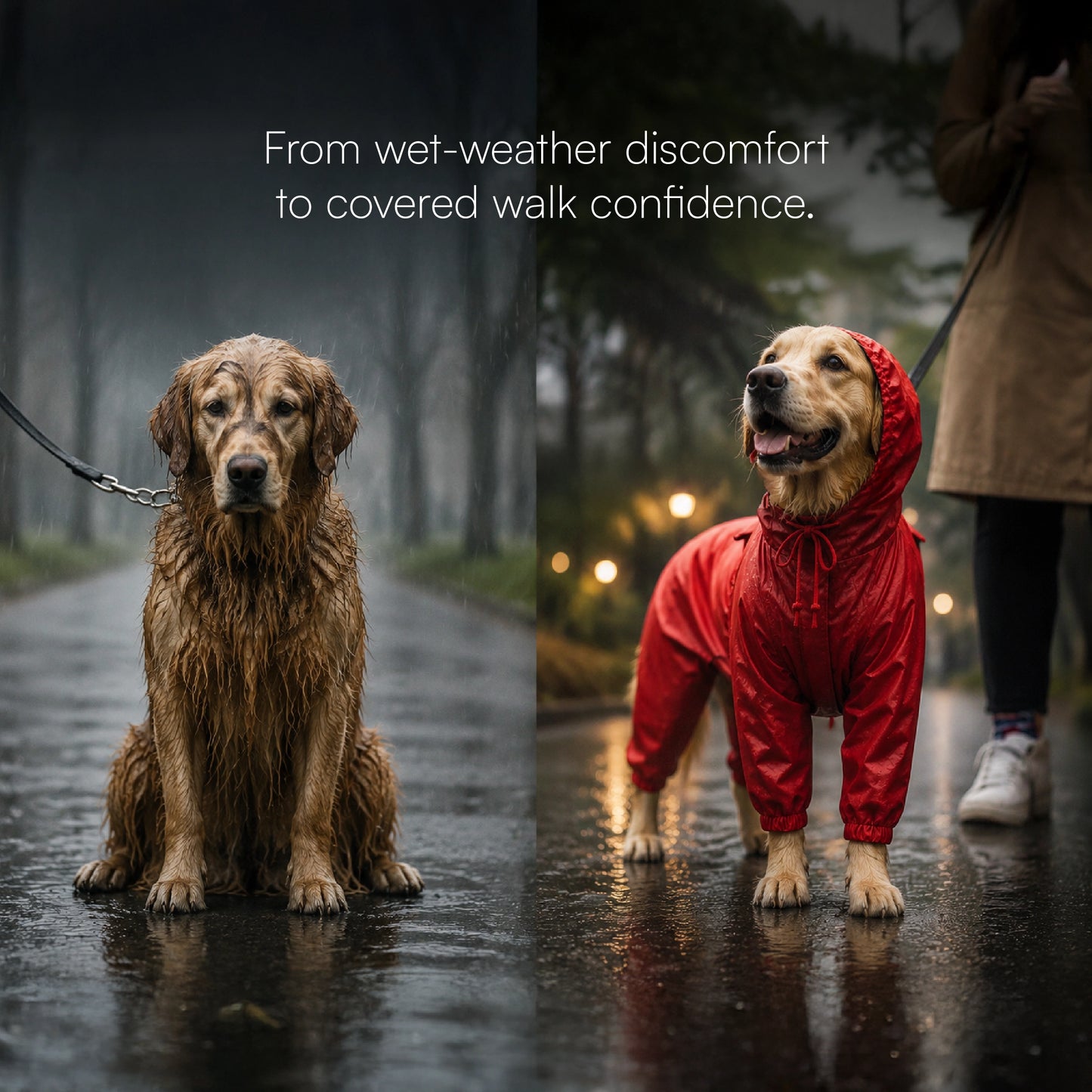 StormGuard Jacket | Dog Raincoat | For Breezy Walks in Rainy Weather