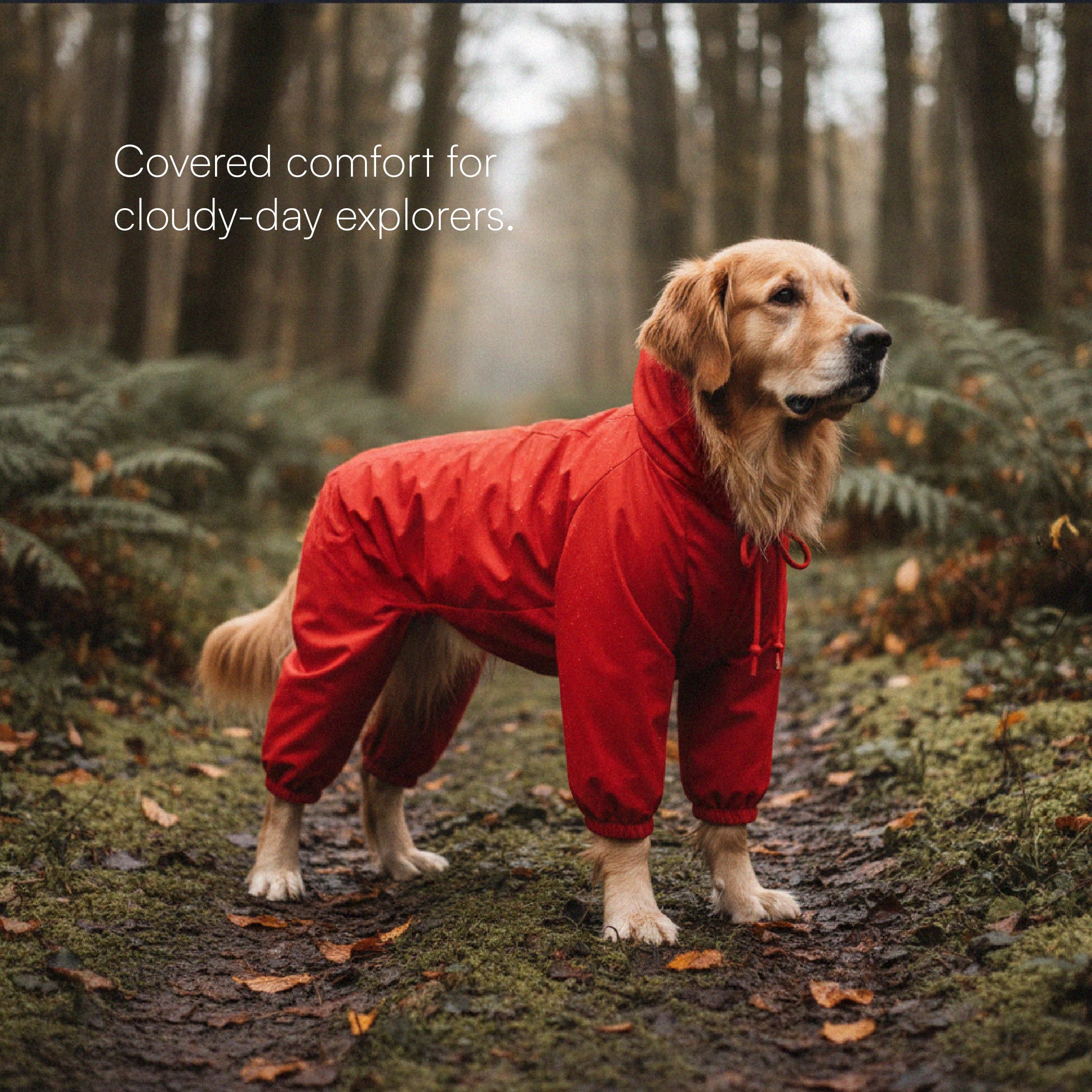 StormGuard Jacket | Dog Raincoat | For Breezy Walks in Rainy Weather