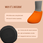 TenderTrek Silicone Boots | Waterproof, Anti-Slip, Comfy Fit - Tilting Heads