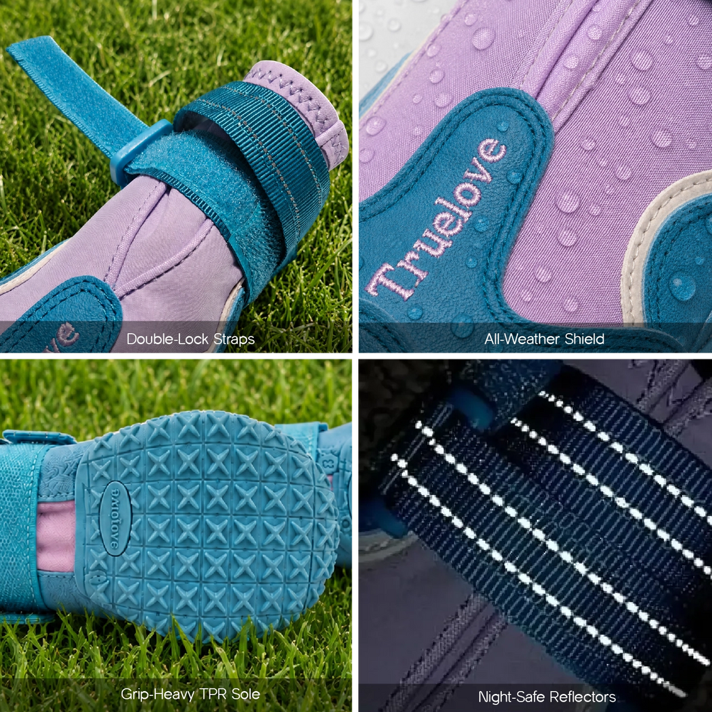 TerraGuard Boots | All-Weather Paw Protection | Secure Fit for Active Dogs