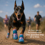 TerraGuard Boots | All-Weather Paw Protection | Secure Fit for Active Dogs