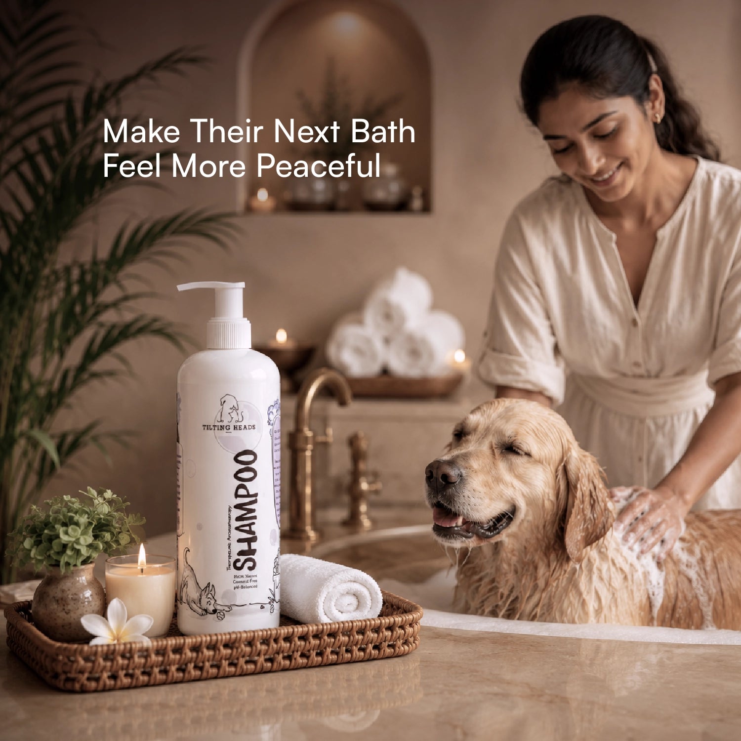 Therapeutic Aromatherapy Dog & Cat Shampoo - Tilting Heads
