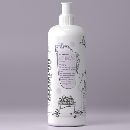 Therapeutic Aromatherapy Dog Shampoo - Tilting Heads.