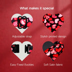 Heart Pop Tie – Pack of 8 Stylish Ties for Dogs & Cats